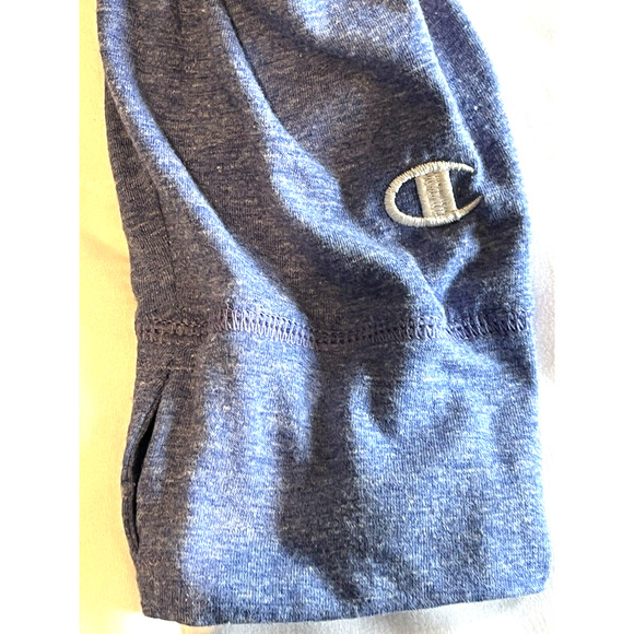 Champion Womens Pullover Hoodie Size 2XL Thumb Hole Heather Blue Logos - Picture 5 of 9